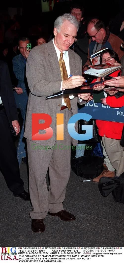 Steve Martin at "The Playwrights The Thing" Premiere