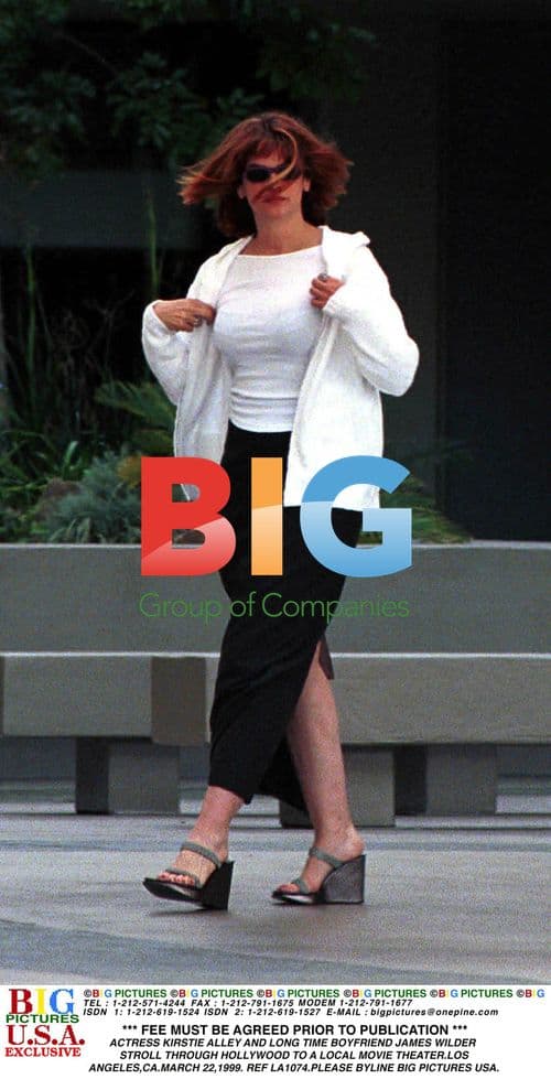 Kirstie Alley and James Wilder go to movie theater