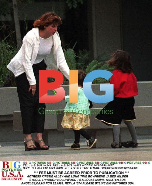 Kirstie Alley and James Wilder out in Hollywood