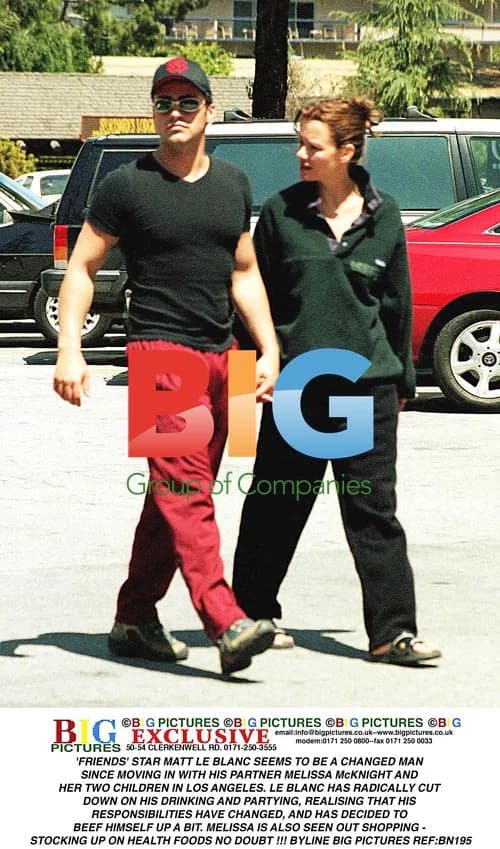 Matt LeBlanc with partner Melissa McKnight