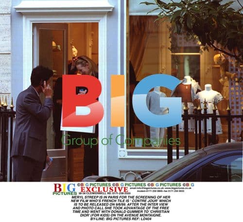 Meryl Streep in Paris for Film Screening