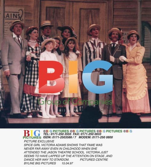 Victoria Adams as Child Star