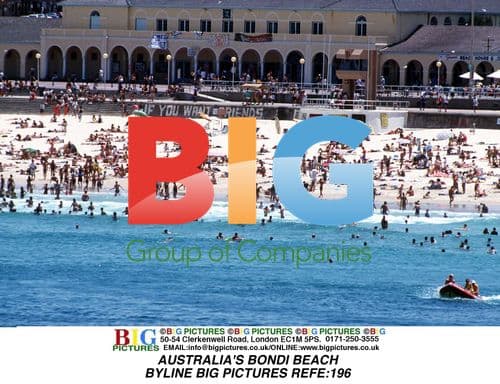 Celebrities at Bondi Beach, Australia