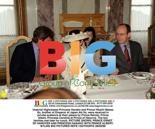 Japanese royals meet Monegasque royals