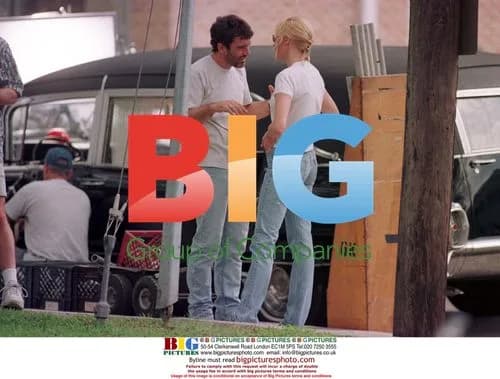 Antonio Banderas, Melanie Griffiths filming "Crazy in Alabama"