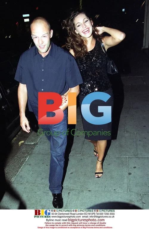 Kelly Brook leaving party with boyfriend