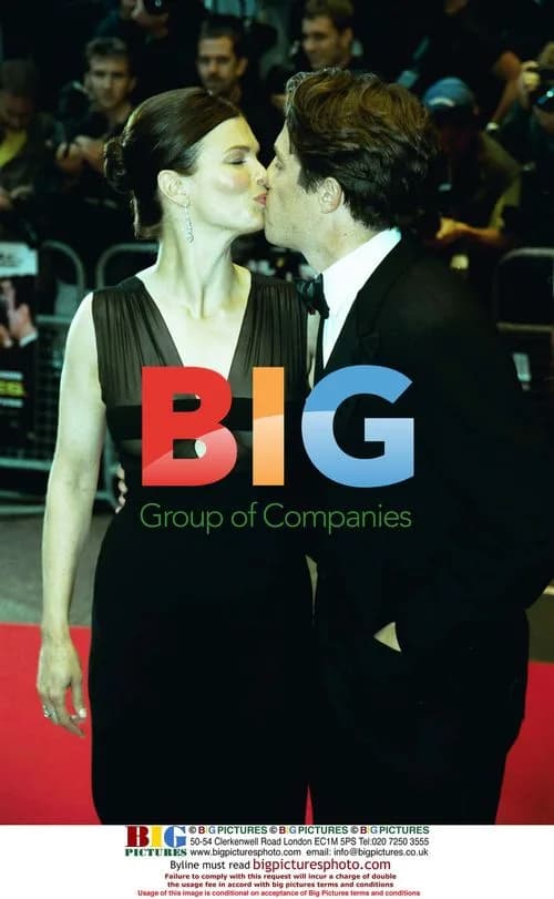 Jeanne Triplehorn and Hugh Grant at Mickey Blue Eyes Premiere