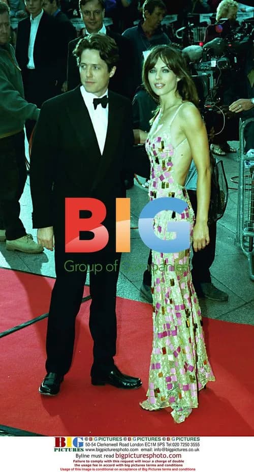 Liz Hurley and Hugh Grant at Mickey Blue Eyes Premiere