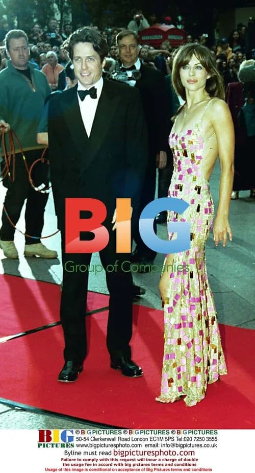 Liz Hurley and Hugh Grant at Mickey Blue Eyes Premiere