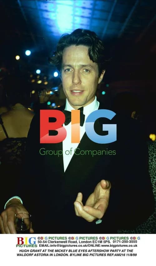 Hugh Grant at "Mickey Blue Eyes" after party