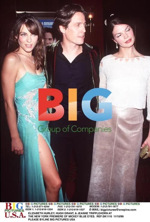Liz Hurley, Hugh Grant at "Mickey Blue Eyes" Premiere