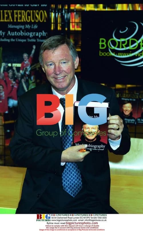 Sir Alex Ferguson Promotes Autobiography in London