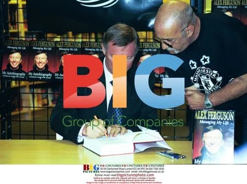 Sir Alex Ferguson Book Signing in London