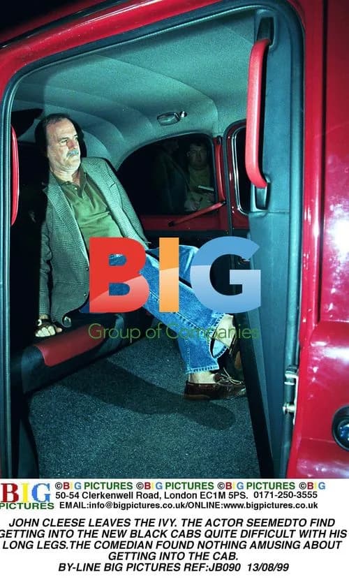 John Cleese struggles with cab