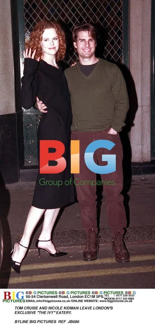 Tom Cruise and Nicole Kidman at The Ivy in London