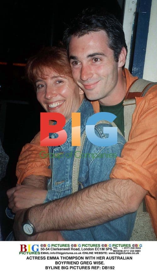 Emma Thompson and boyfriend Greg Wise