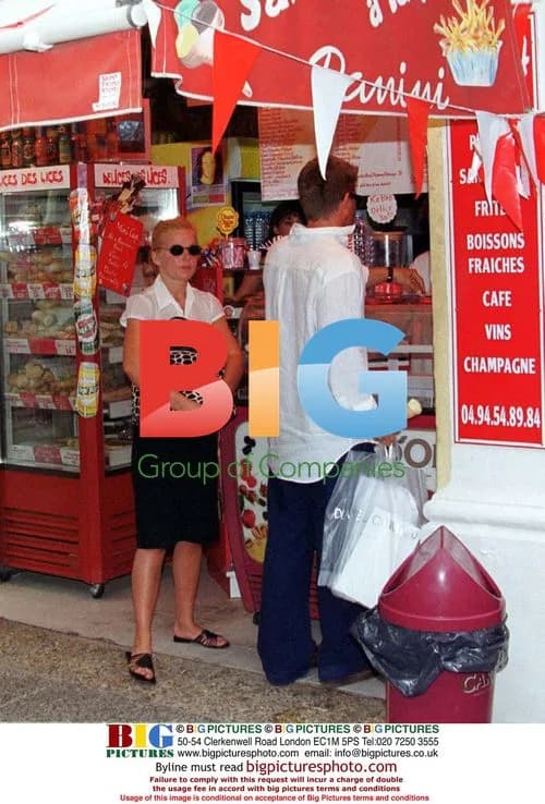 Geri Halliwell shops with George Michael's boyfriend in Saint-Tropez