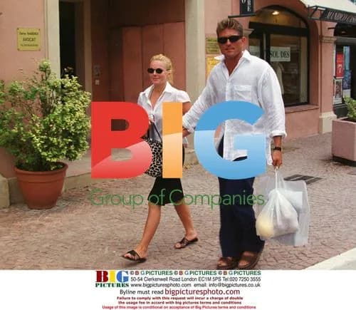 Geri Halliwell and Kenny in Saint-Tropez