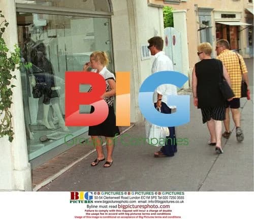 Geri Halliwell and Kenny in Saint-Tropez
