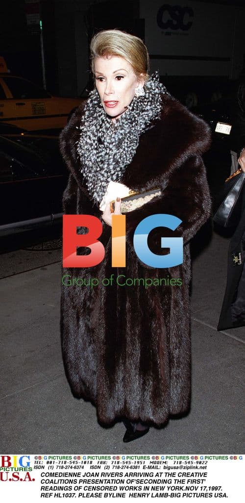 Joan Rivers Arrives at Censored Works Event