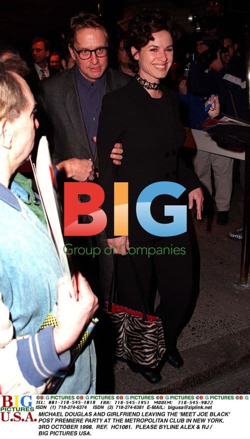 Micheal Douglas and girlfriend leave party