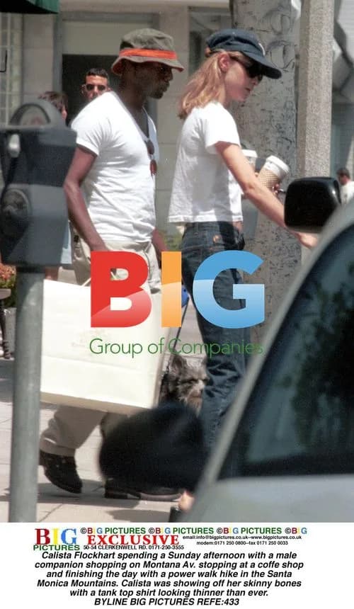 Calista Flockhart Shops and Hikes with Male Friend