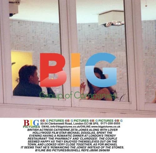 Catherine Zeta-Jones and Michael Douglas at The Pharmacy