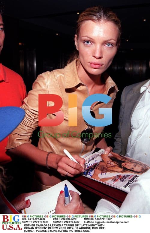 Esther Canades leaves 'Late Night' taping