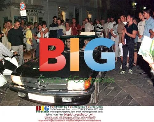 Geri Halliwell and Ken Goss in St Tropez