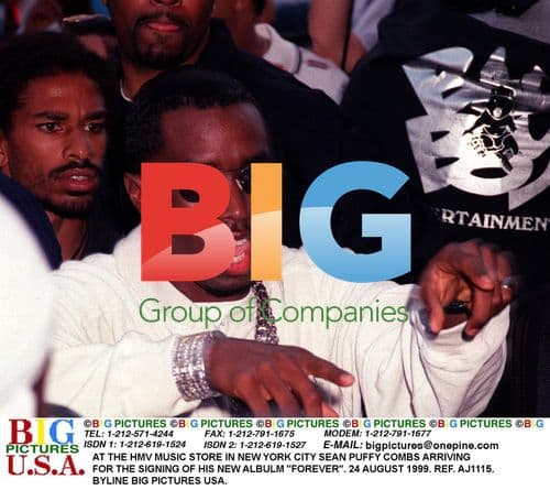 Puff Daddy Fan at HMV Music Store