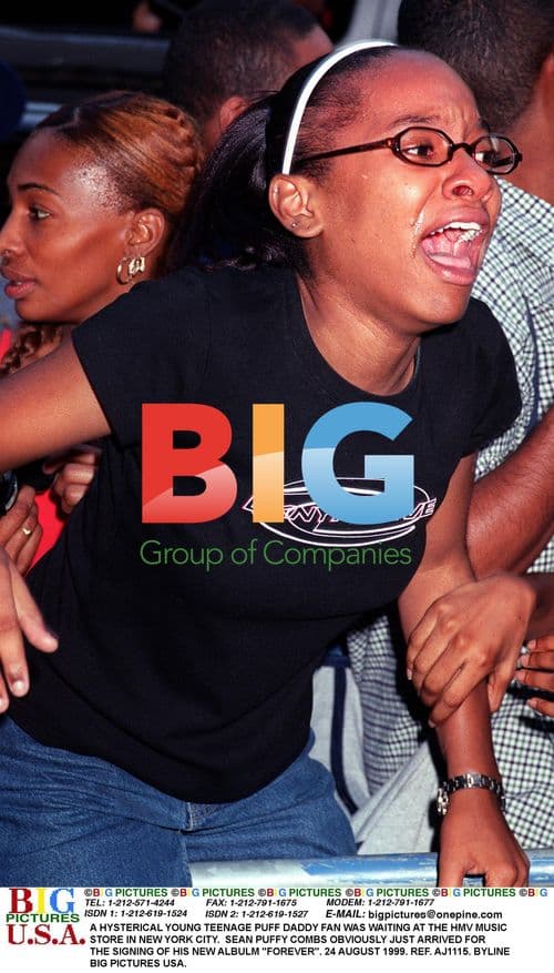 Puff Daddy fan at album signing