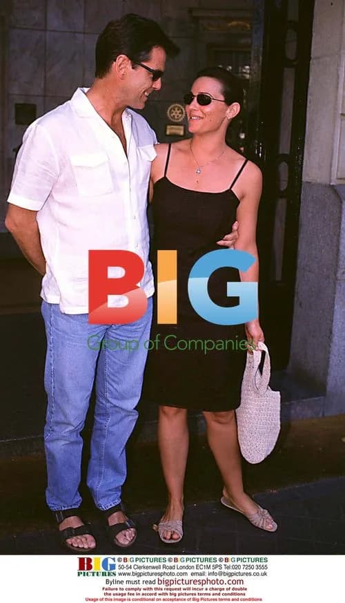 Pierce Brosnan Enjoys Family Outing in Madrid