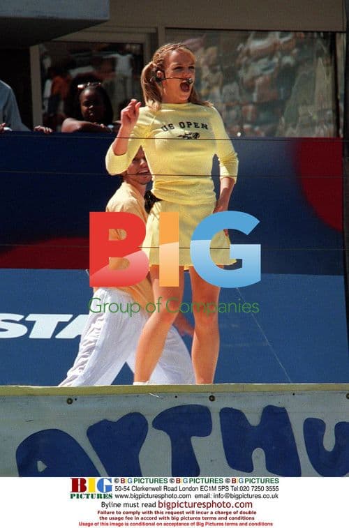 Britney Spears Performs at Arthur Ashe Kids Day