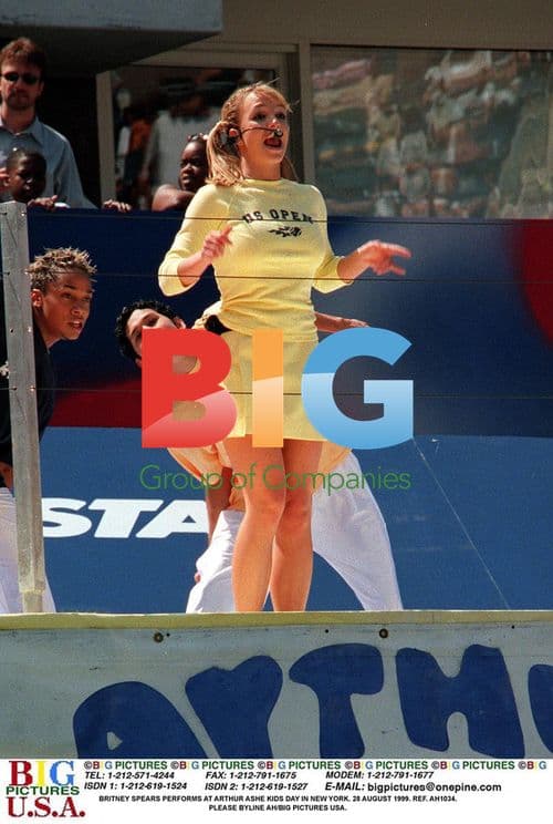 Britney Spears performs at Arthur Ashe Kids Day