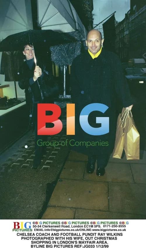 Chelsea's Ray Wilkins Christmas Shopping in Mayfair