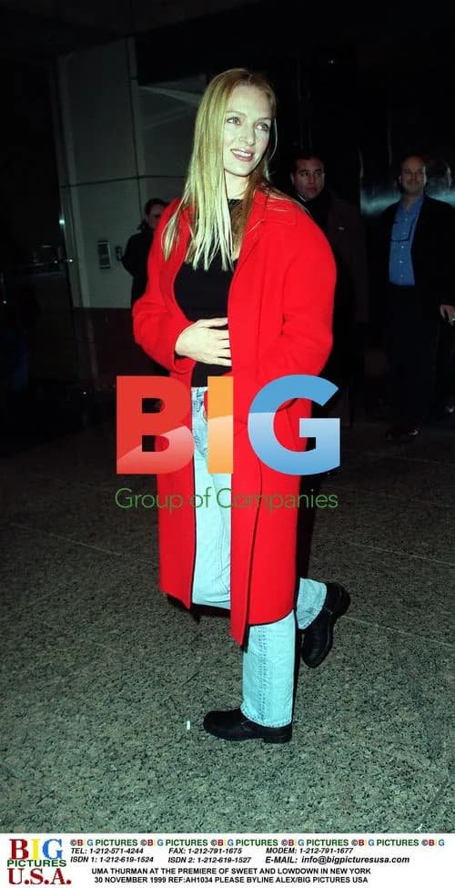 Uma Thurman at Sweet and Lowdown Premiere