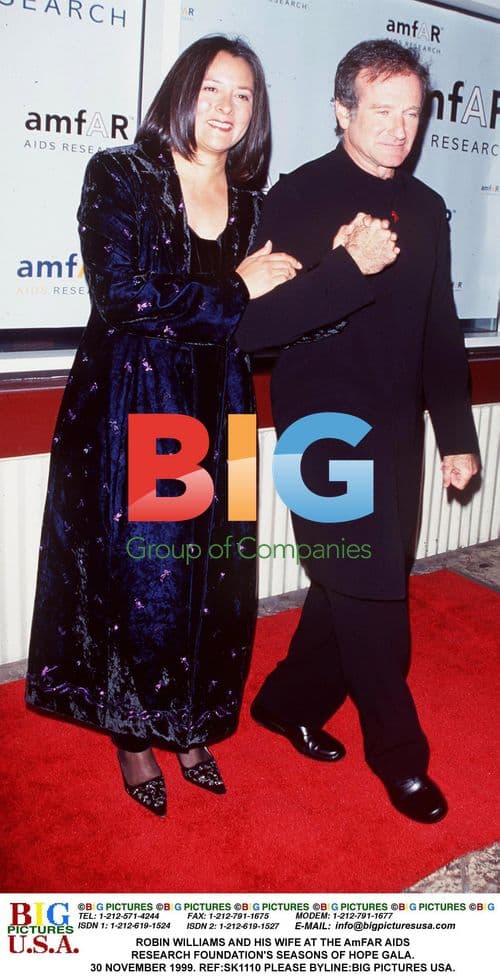 Robin Williams at AmFAR Seasons of Hope Gala