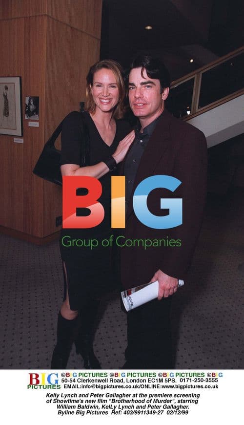 Kelly Lynch and Peter Gallagher at "Brotherhood of Murder" premiere