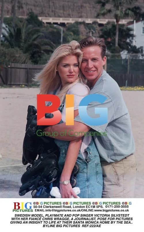 Victoria Silvstedt and Chris Wragge at Home