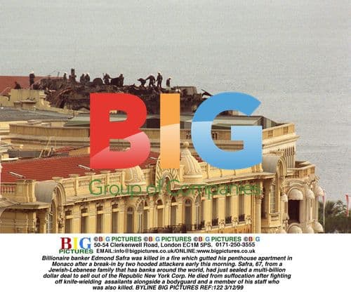 Billionaire banker Edmond Safra killed in Monaco fire