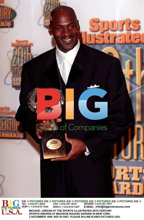 Michael Jordan at Sports Illustrated Awards