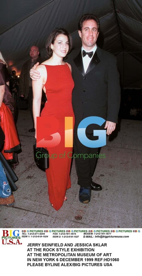 Seinfeld and Sklar at Rock Style Exhibition