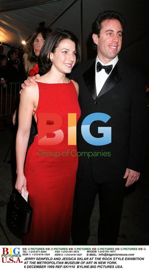 Jerry Seinfeld and Jessica Sklar at Rock Style Exhibition