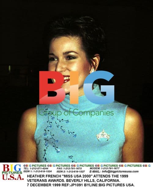 Heather French Attends 1999 Veterans Awards