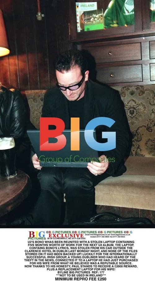 U2's Bono Reunited with Stolen Laptop