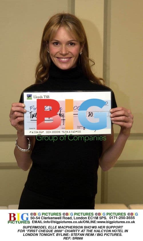 SUPERMODEL ELLE MACPHERSON AT CHARITY EVENT