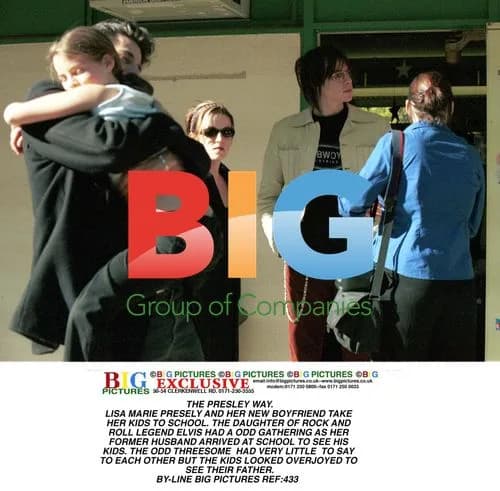 Lisa Marie Presley and Family at School