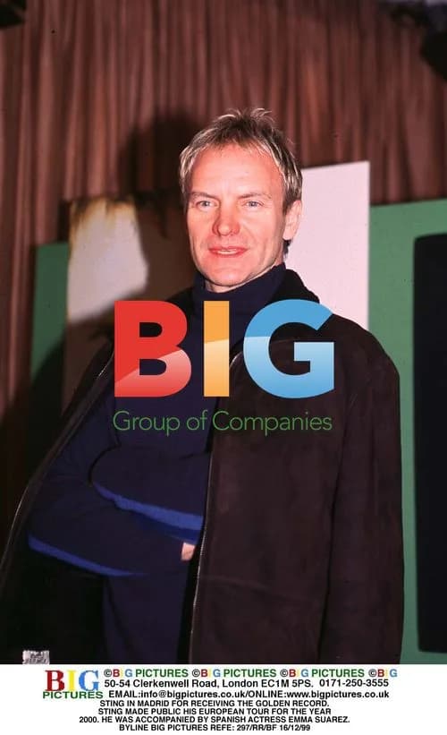 Sting Receives Golden Record in Madrid