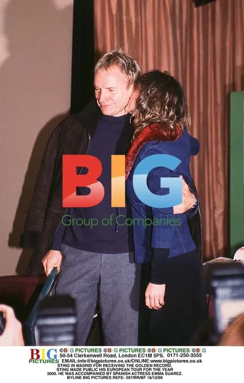 Sting Receives Golden Record in Madrid