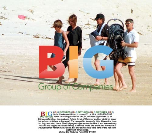 Princess Caroline's family vacation in Portugal